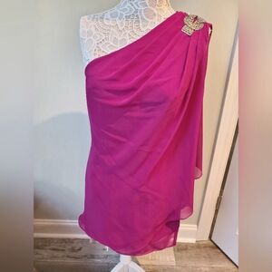 Elegant  One-Shoulder Dress